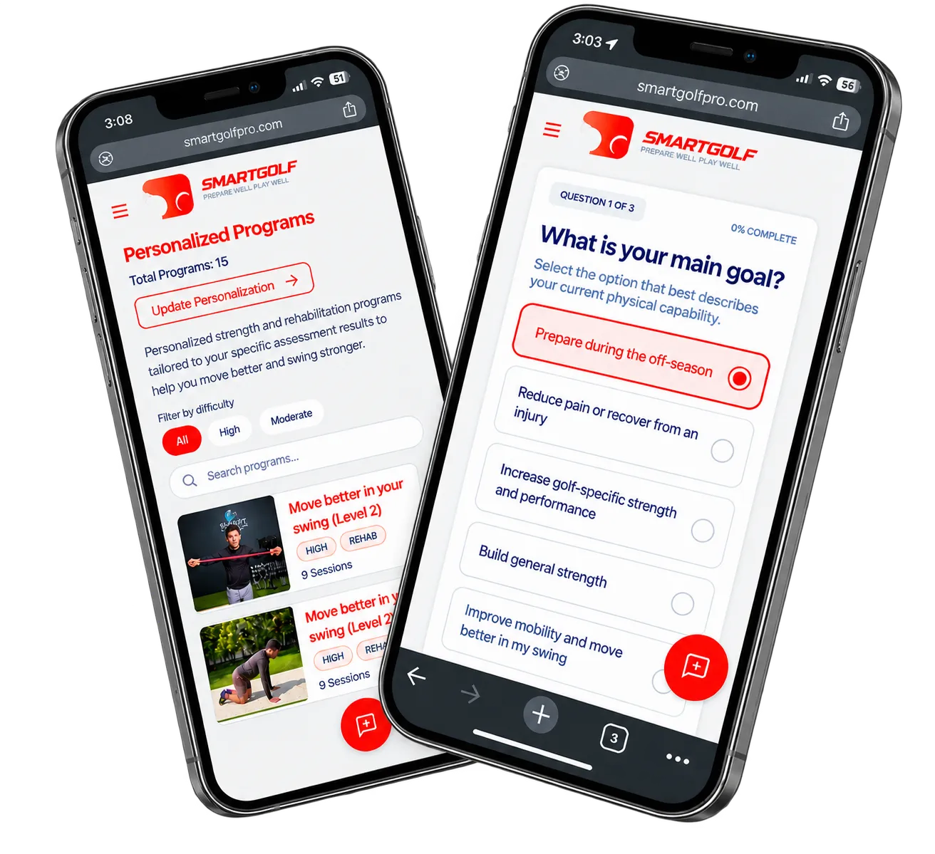 SmartGolf App Showcase
